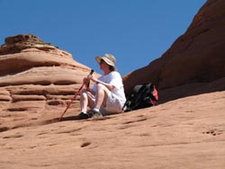 Moving off the rocks and the desert floor